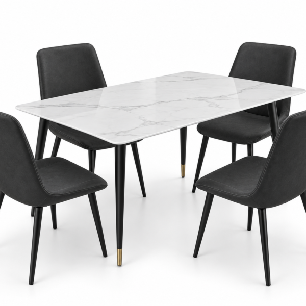 Trpezarijski set Terra – stol 120×80 cm + 4 stolice